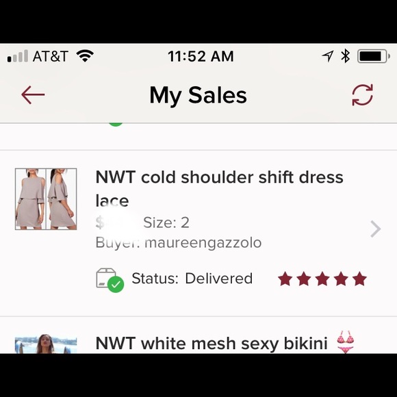 NWT light blue cold shoulder layered dress - Picture 5 of 5